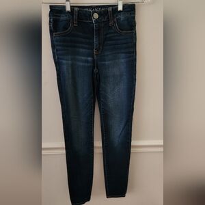 American Eagle Outfitters Dark Blue Skinny Jeans